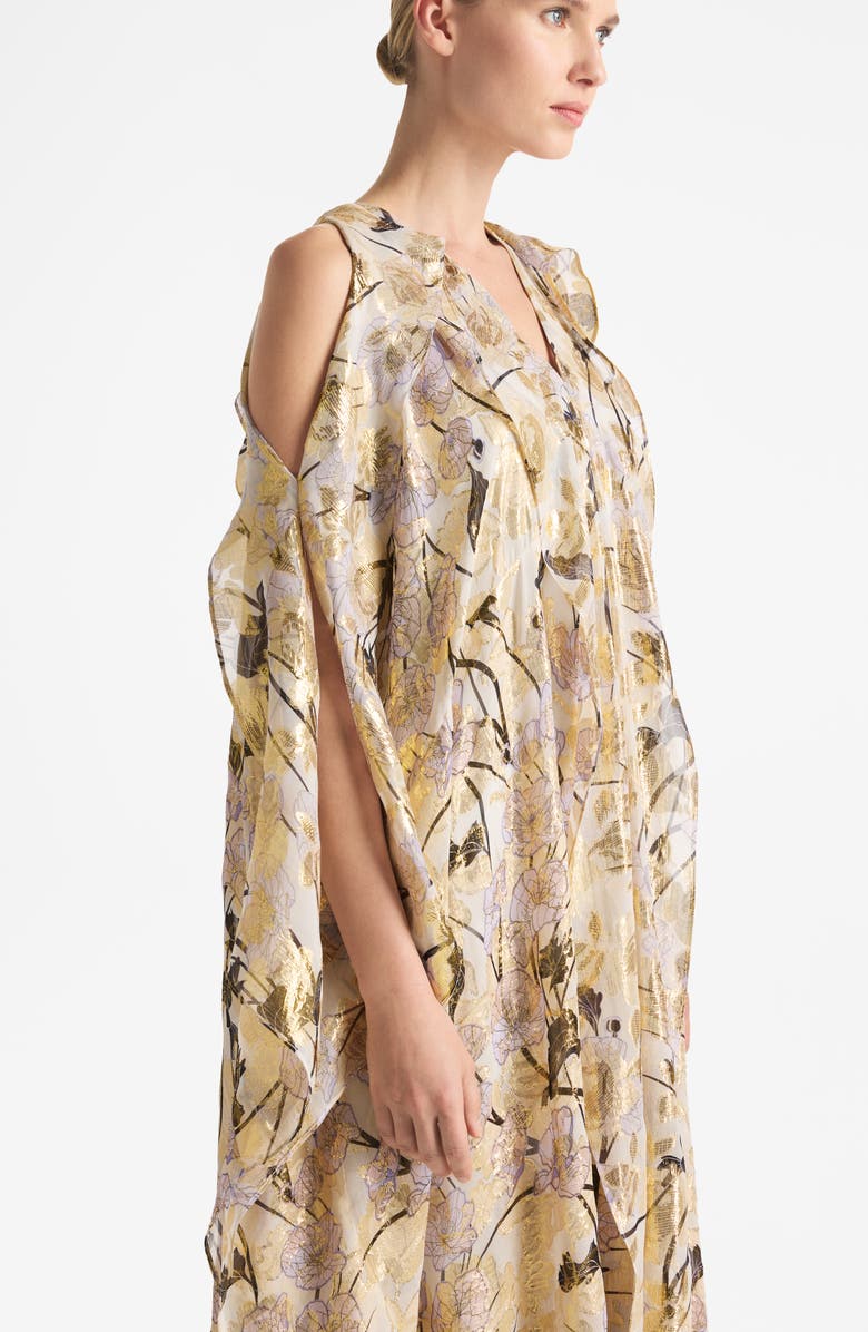 St. John Collection Geo Frieze Jacquard Caftan, Alternate, color,