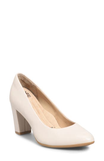 Söfft Parisa Pointed Toe Pump In Tapioca