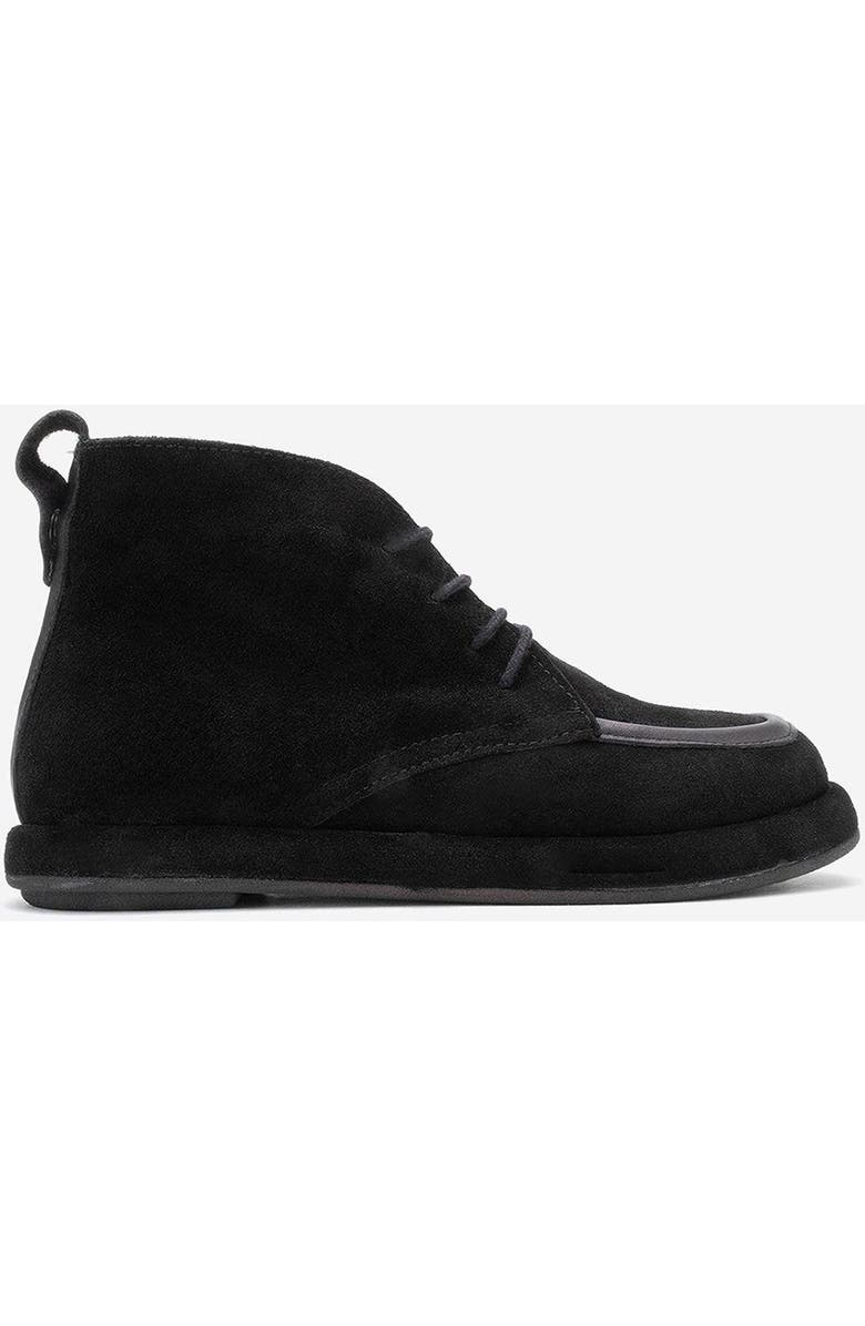 Forever & Always Shoes Martas Leather Zip Boot, Alternate, color, Black Suede