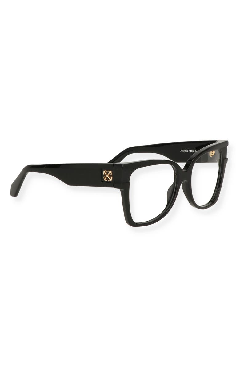 Off-White 54mm Square Optical Glasses, Alternate, color, 