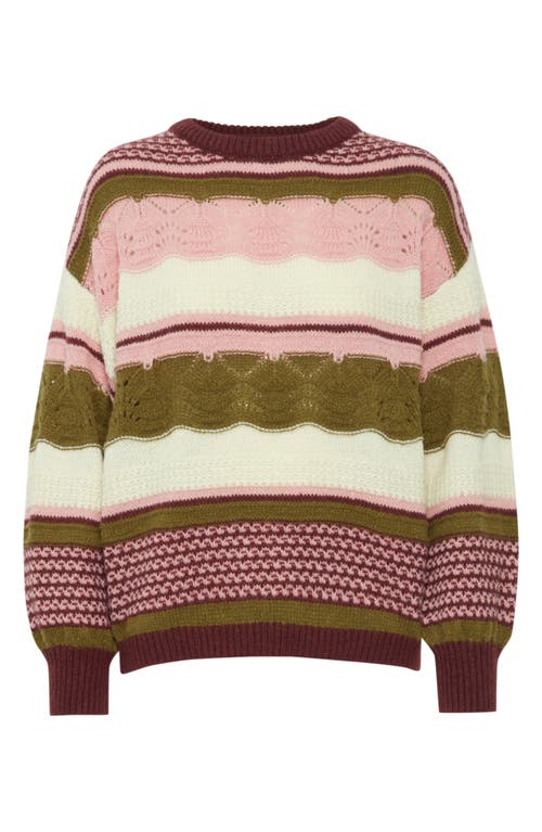 Ichi Astra Sweater In Multi