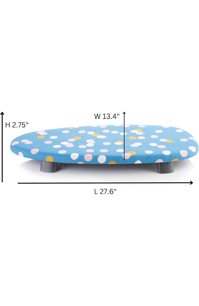 Minky Therma-Lite Counter Top Ironing Board, Alternate, color, Blue Multi