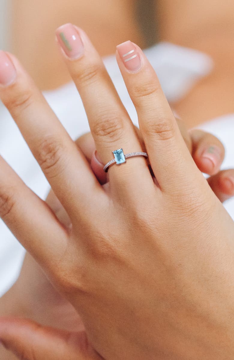 DELMAR Sky Blue Topaz & Diamond Ring, Alternate, color, 