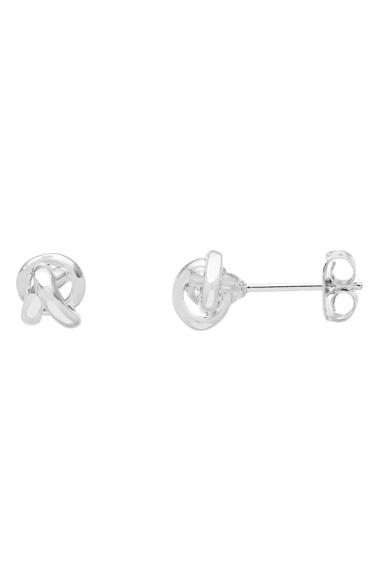 Estella Bartlett Knot Stud Earrings, Main, color, 