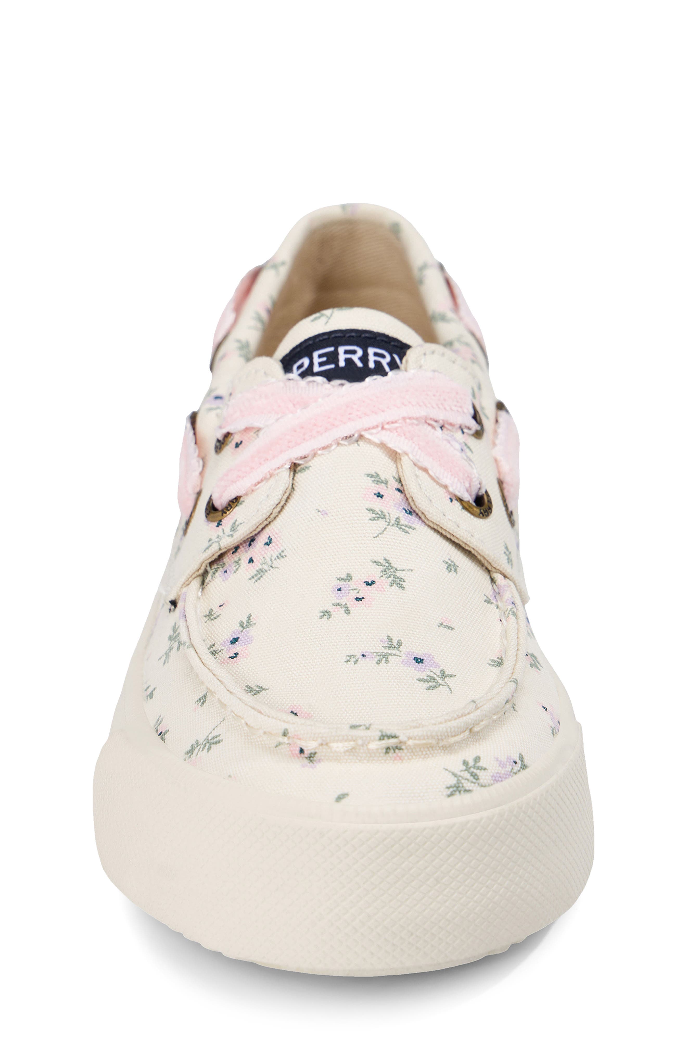 Sperry Kids' Bahama Platform Boat Shoe, Alternate, color, Bone Disty Floral