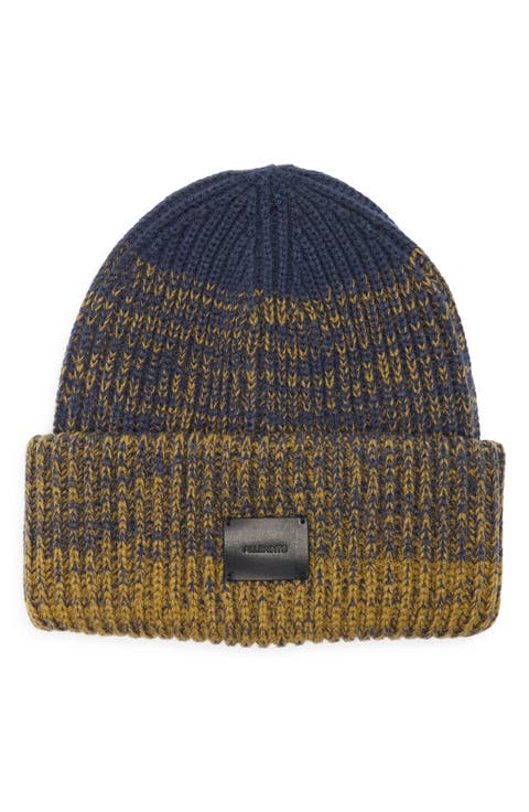 Ombré Patch Beanie