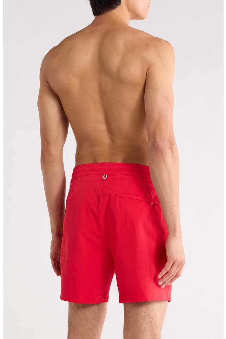 Tradewind Swim Trunks, Alternate, color, SURFER RED