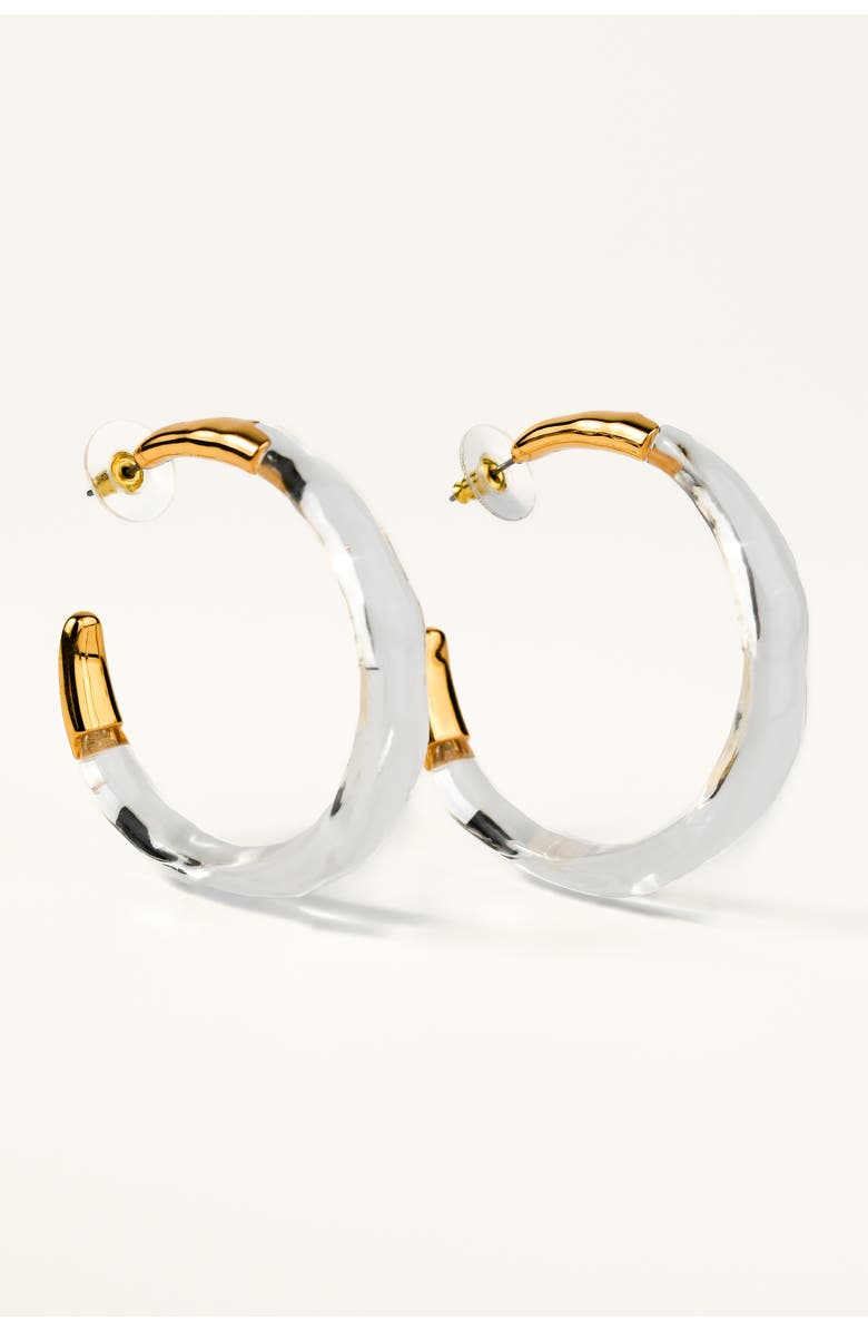 Zynnia Collective Mega Bare Hoops, Main, color, Gold