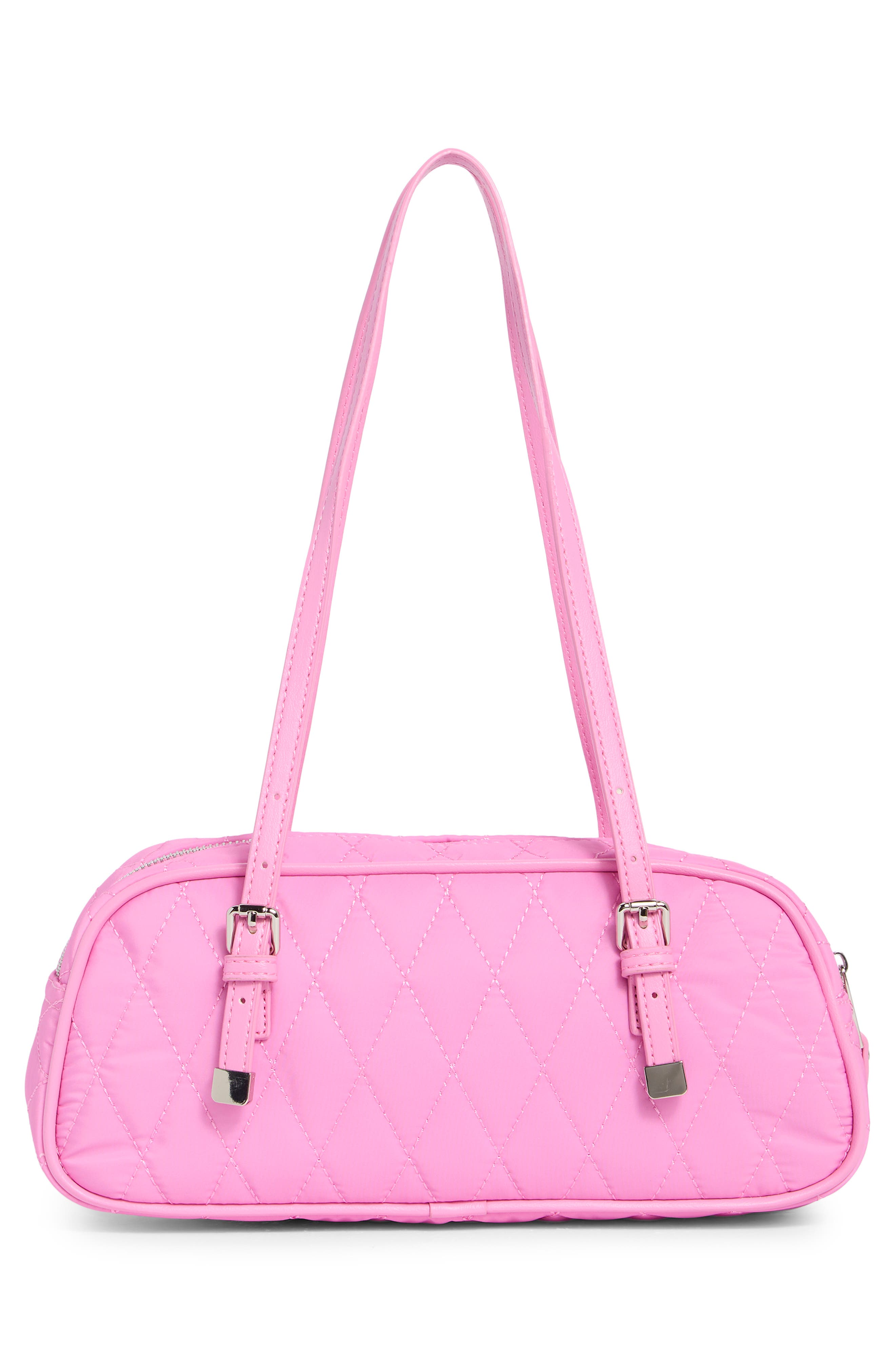 Quilted E/W Shoulder Bag, Alternate, color, ORCHID