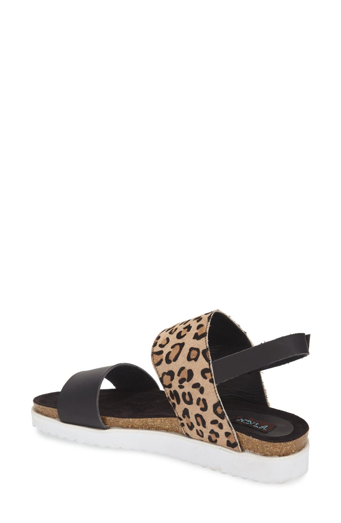 N.Y.L.A. 'Jolleen' Platform Sandal, Alternate, color, 