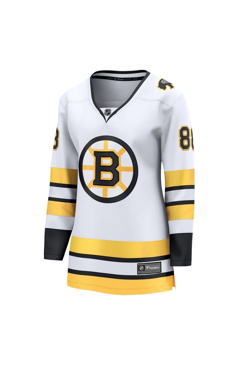 FANATICS Women's Fanatics David Pastrnak White Boston Bruins Away Breakaway Player Jersey, Alternate, color, White