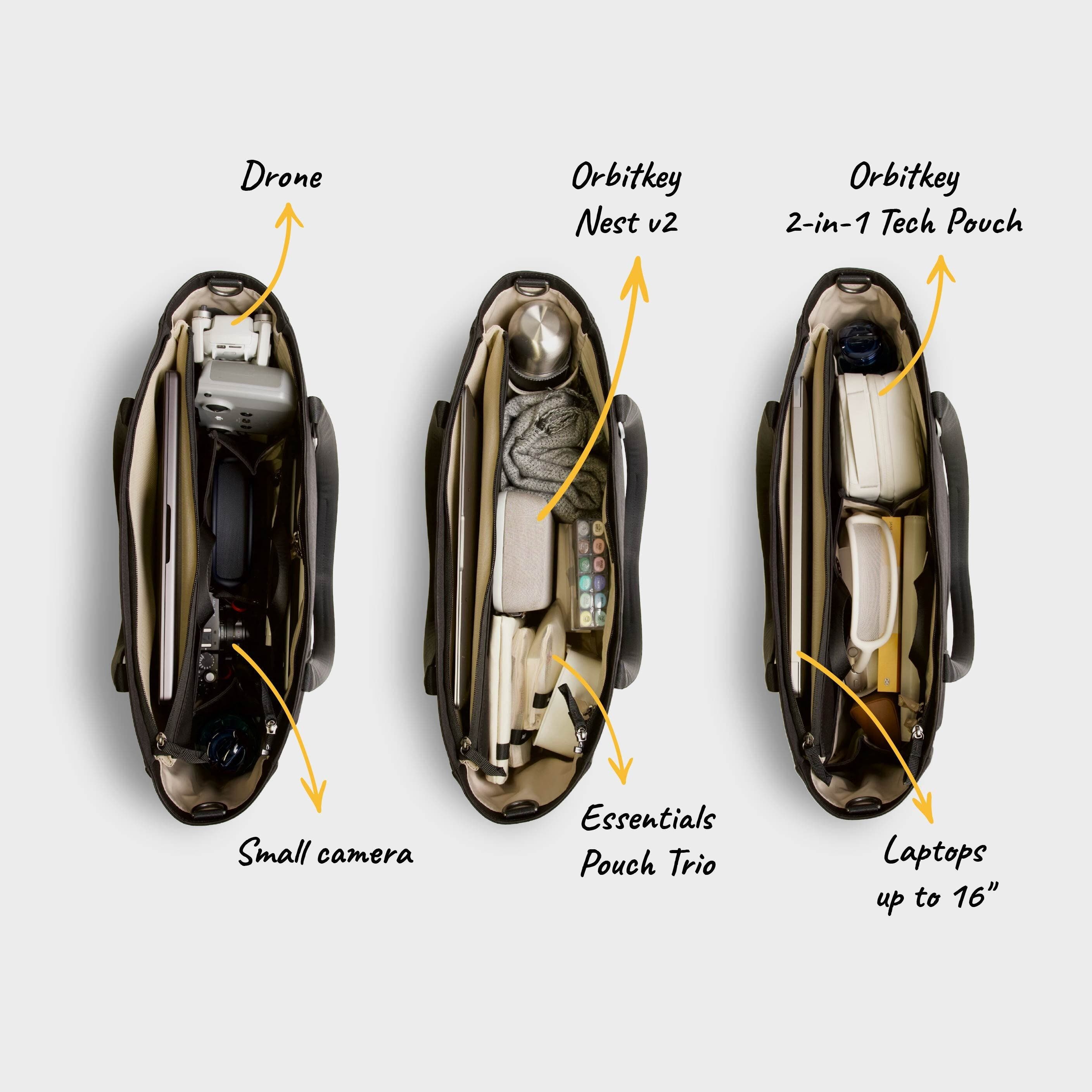 Orbitkey Daily Tote, Alternate, color, Black