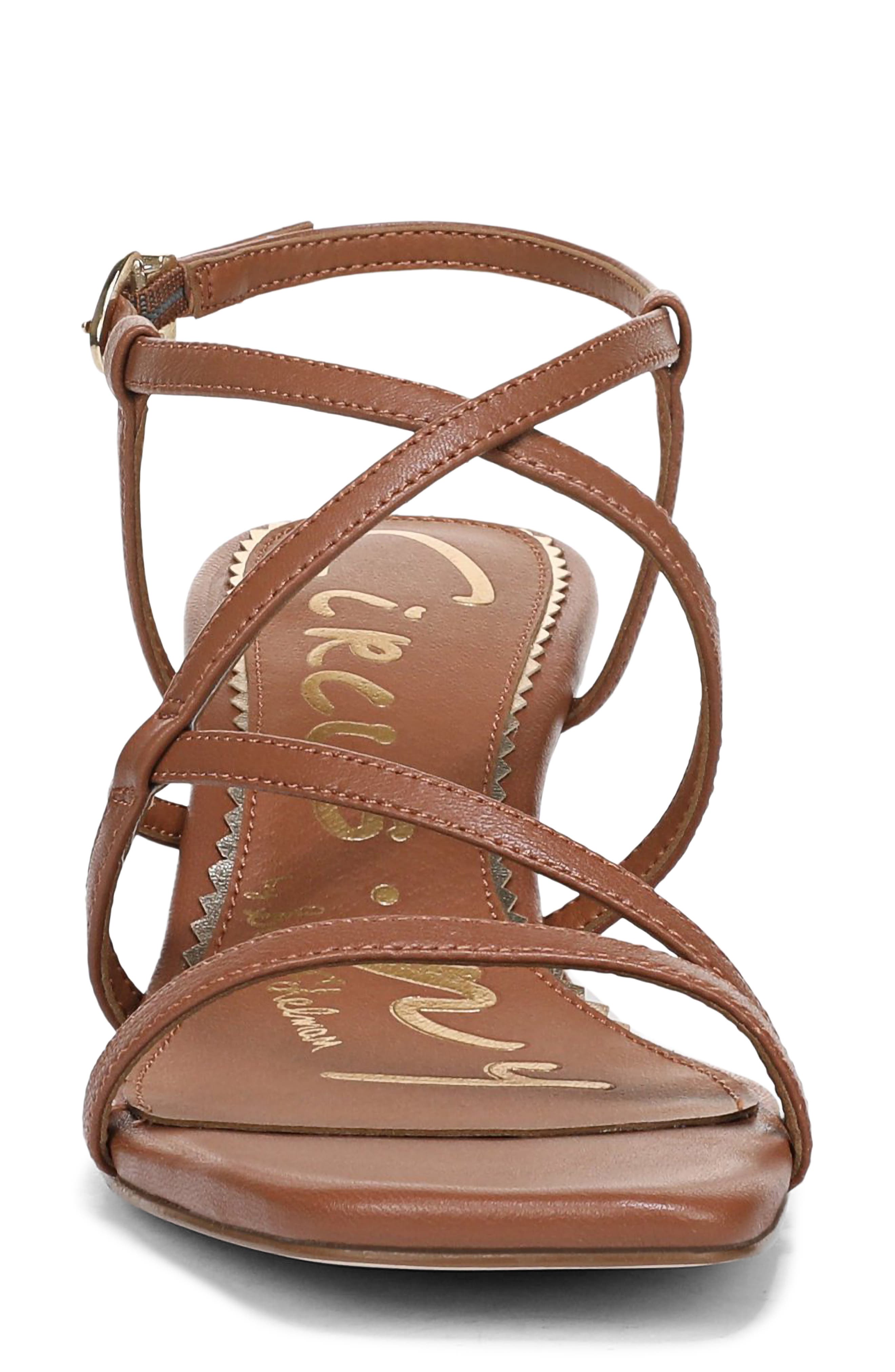 Jasmine Strappy Sandal, Alternate, color, SADDLE SE