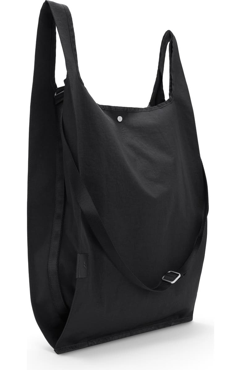 LOJEL NIRU 3 way Tote 15L Convertible Backpack with Shoulder & Crossbody Strap, Alternate, color, All Black