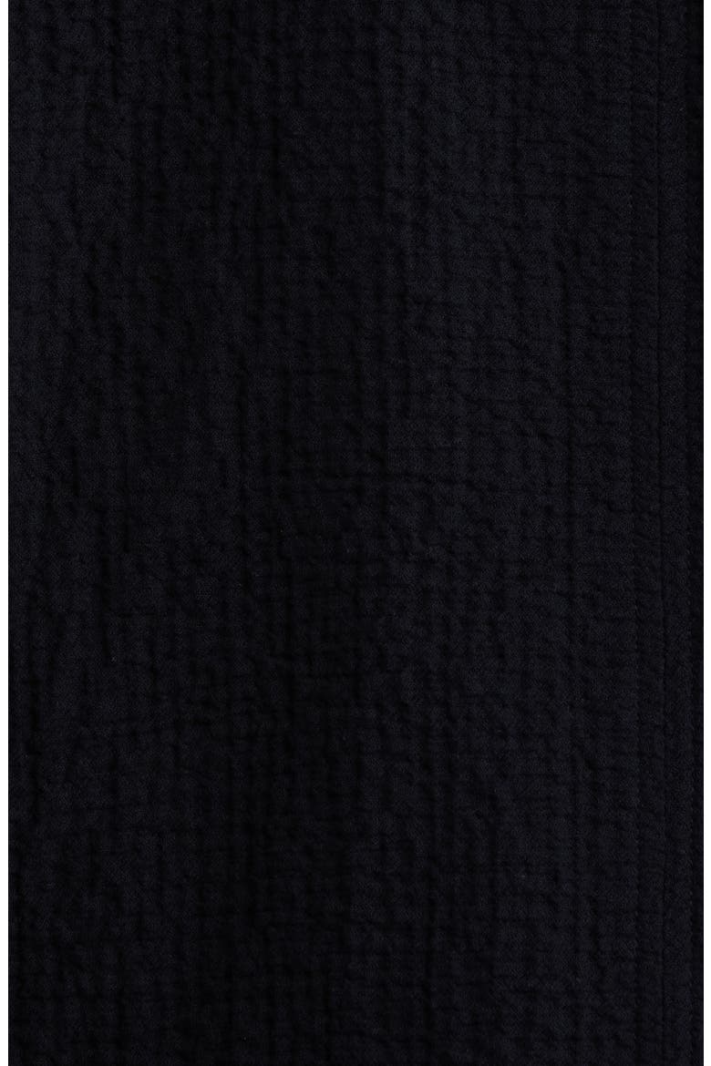 Classic Collar Stretch Organic Cotton Jacket, Alternate, color, BLACK