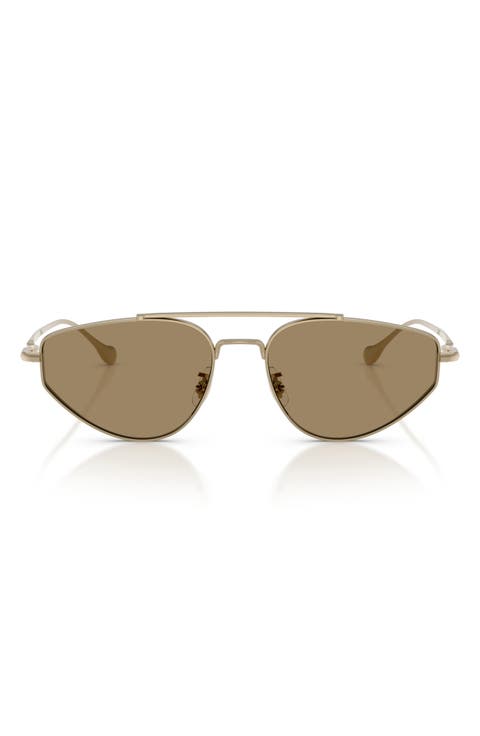 56mm Jil Sander Edition 5 Irregular Sunglasses