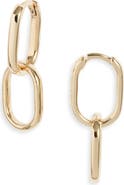 Anzie Double Paper Clip Hoop Earrings