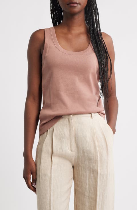 Scoop Neck Cotton Tank