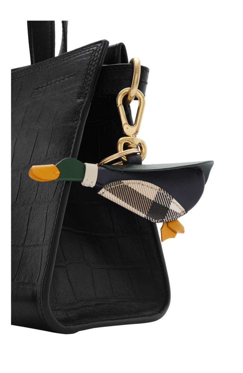 Burberry Duck Charm, Alternate, color, Vine Green