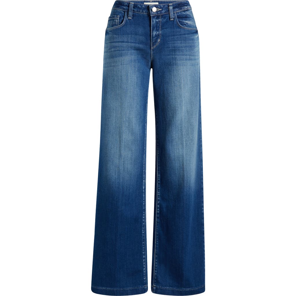 L Agence Kendra High Rise Crop Flare Jean In Alamo In Palermo
