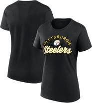 FANATICS Women's Fanatics Black Pittsburgh Steelers Primary Component T-Shirt