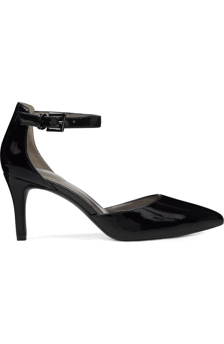 Bandolino Ginata Ankle Strap Pump, Alternate, color, Black