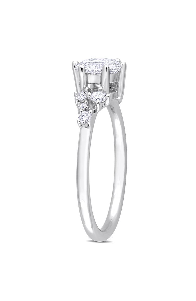 Julianna B. 1-1/4 CTW Lab-Grown Diamond Cluster Ring 14k, Alternate, color, White Gold