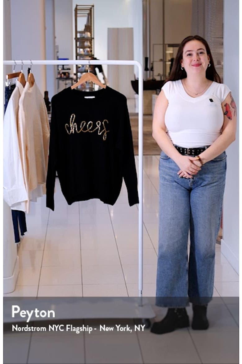 Cheers Beaded Sweater video
