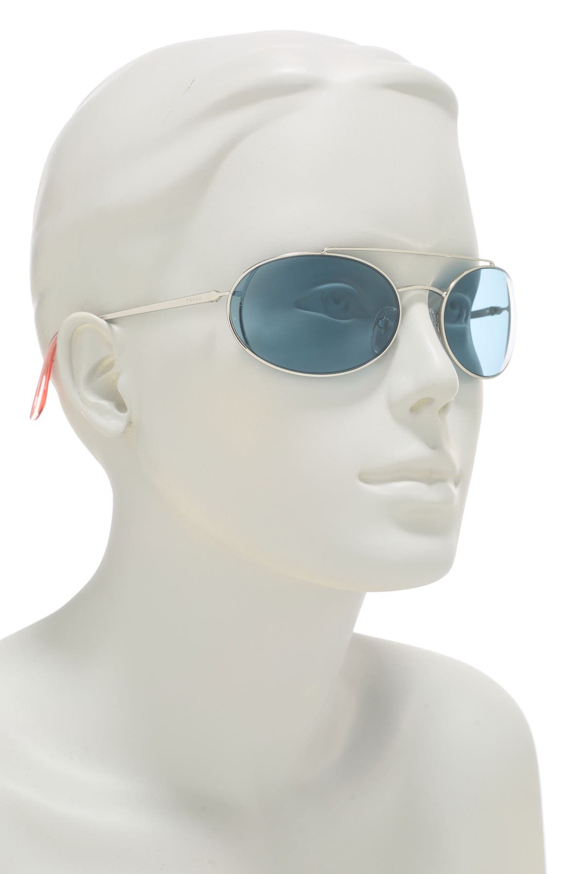 Prada 61mm Oval Wire Frame Sunglasses (Women) | Nordstromrack
