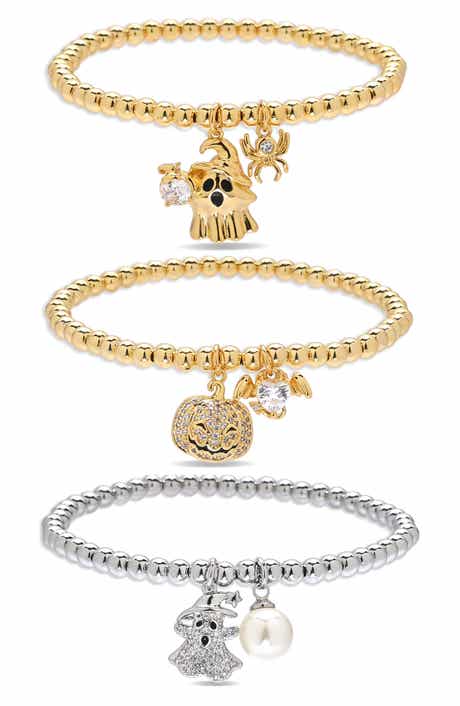 Boo & Bling 3-Pack Stretch Charm Bracelets