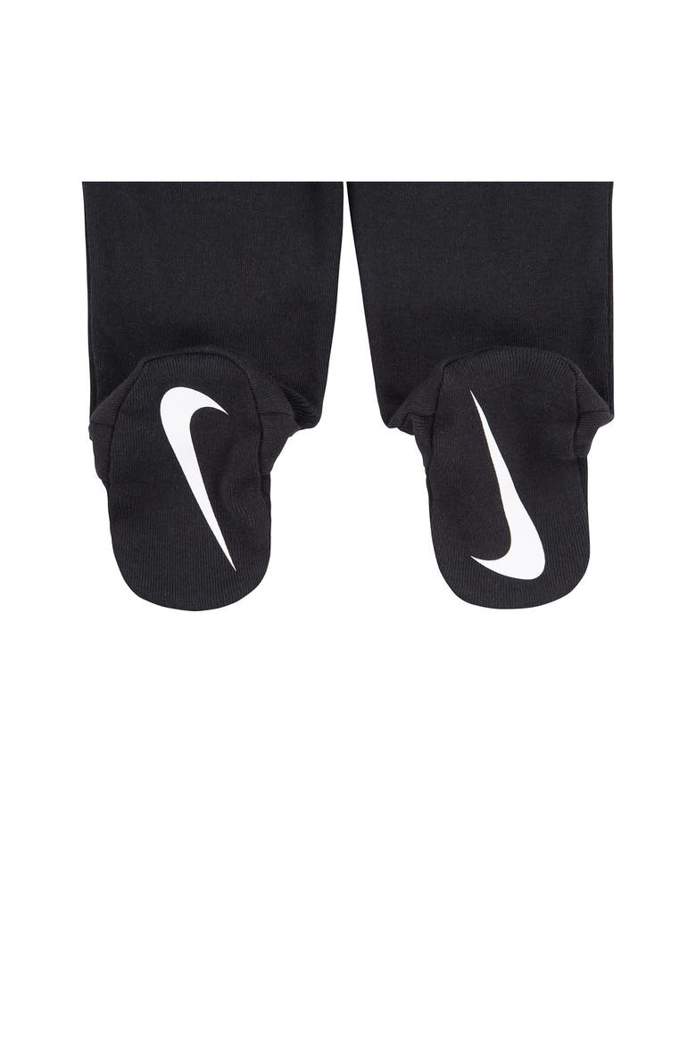 I Have Arrived T-Shirt, Footed Leggings & Beanie Set, Alternate, color, BLACK