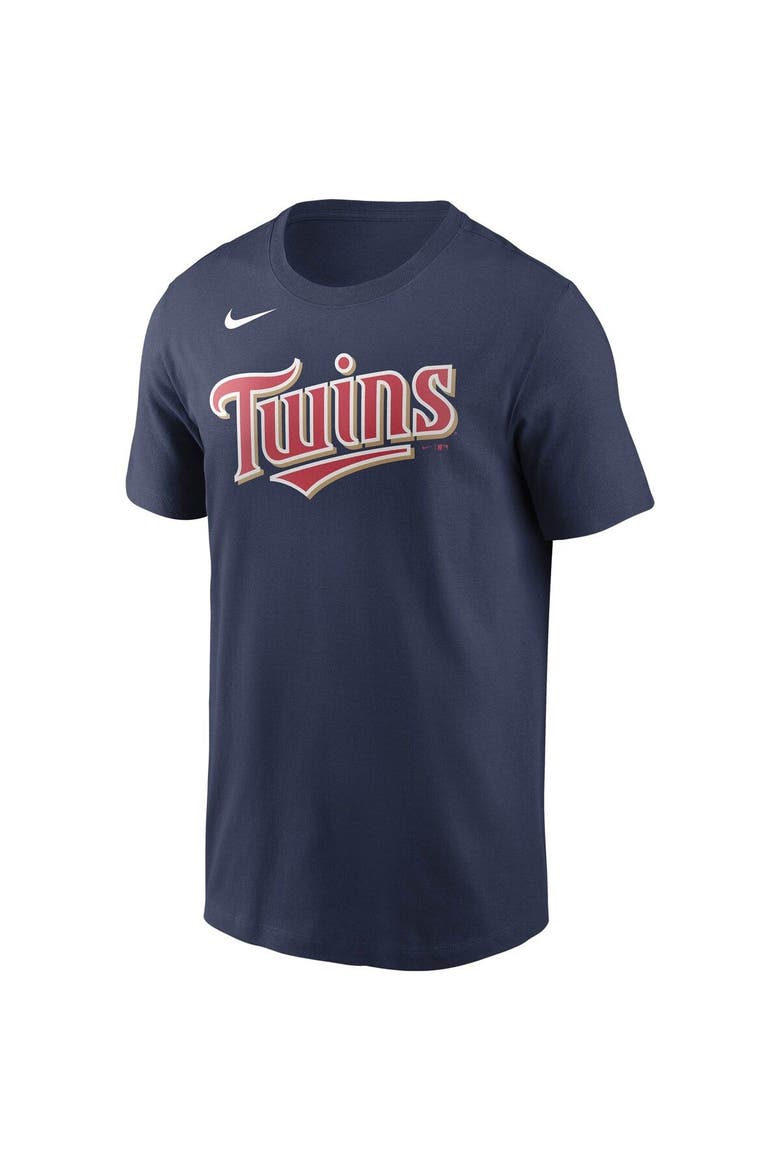 Men's Nike Navy Minnesota Twins Team Wordmark T-Shirt, Alternate, color, Navy