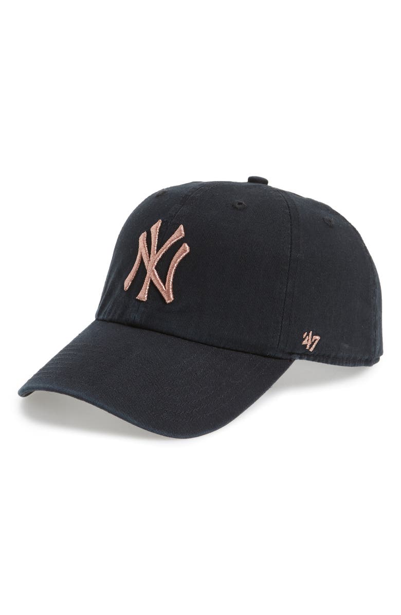'47 NY Yankees Metallic Embroidery Baseball Cap, Main, color,