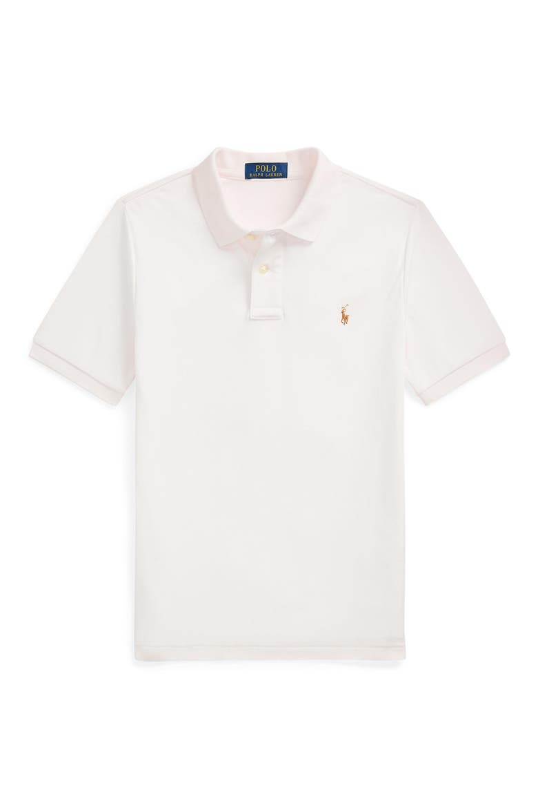 Kids' Cotton Interlock Polo, Main, color, WHITE