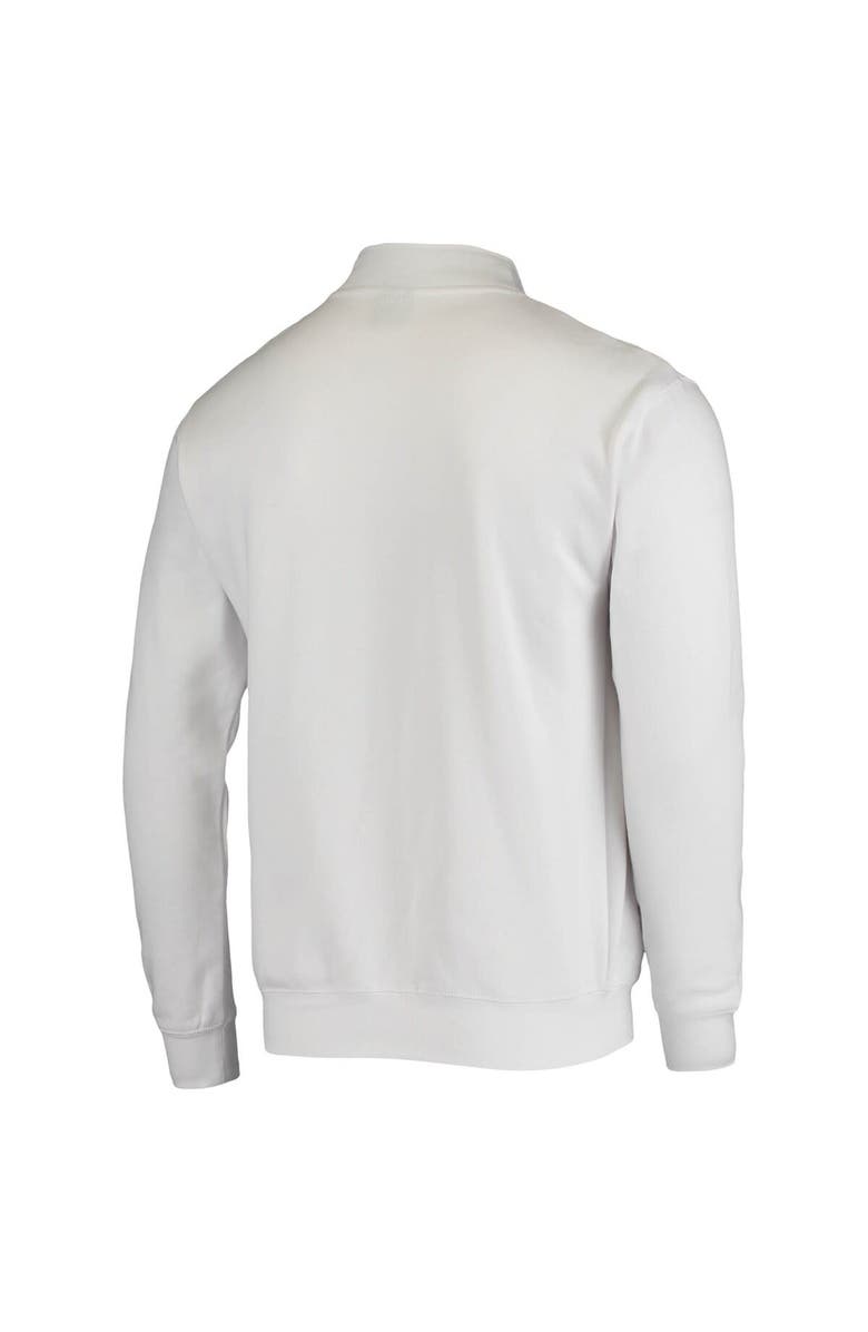 COLOSSEUM Men's Colosseum White Stanford Cardinal Tortugas Logo Quarter-Zip Jacket, Alternate, color, 