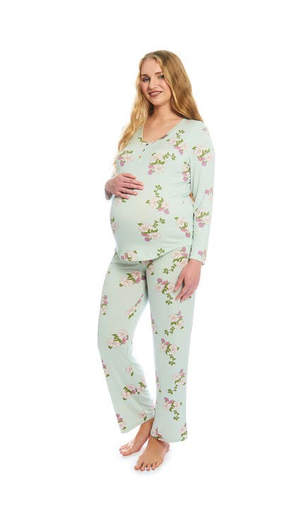 Laina During & After 2-Piece Maternity/Nursing Sleep Set