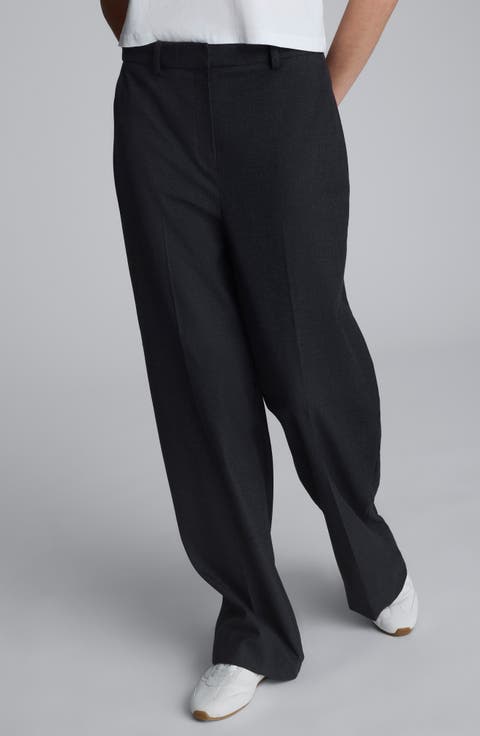 High Waist Wide Leg Pants