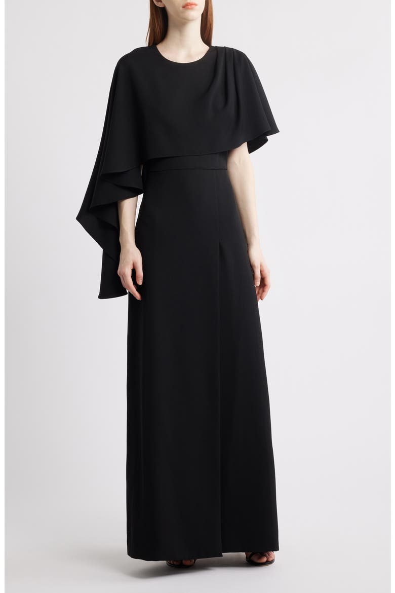 black halo asymmetrical dress Martine Asymmetric Cape Gown (Women) Option:34 flattering fit related:y-lariat-back-jewelry-clip-gold My favourite outfits I