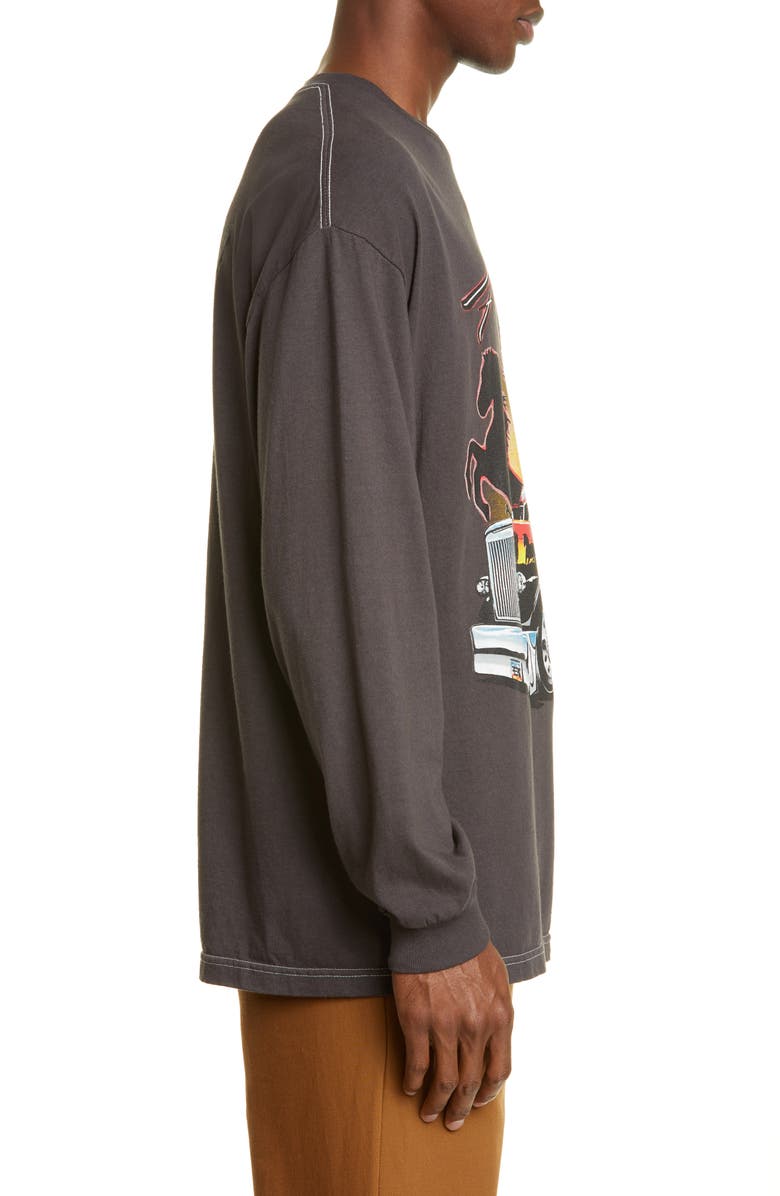 Rhude Wild Spirit Long Sleeve T-Shirt, Alternate, color,