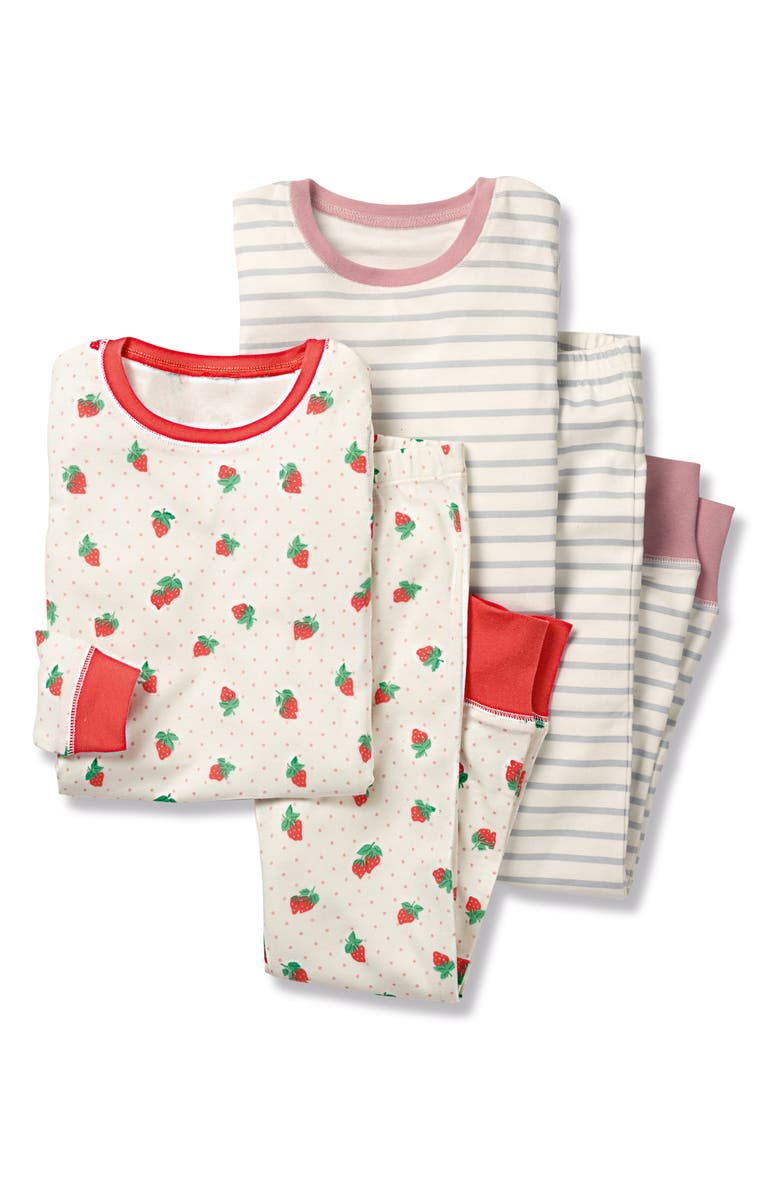 Mini Boden 2-Pack Fitted Two-Piece Pajamas, Alternate, color,
