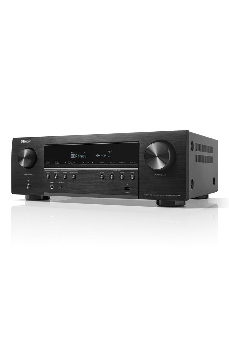 AVR-S770H 7.2 Channel 8K Home Theater Receiver with Dolby Atmos & HEOS Built-In, Alternate, color, Black