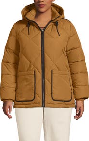 Lands' End FeatherFree Insulated Diamond Quilted Jacket