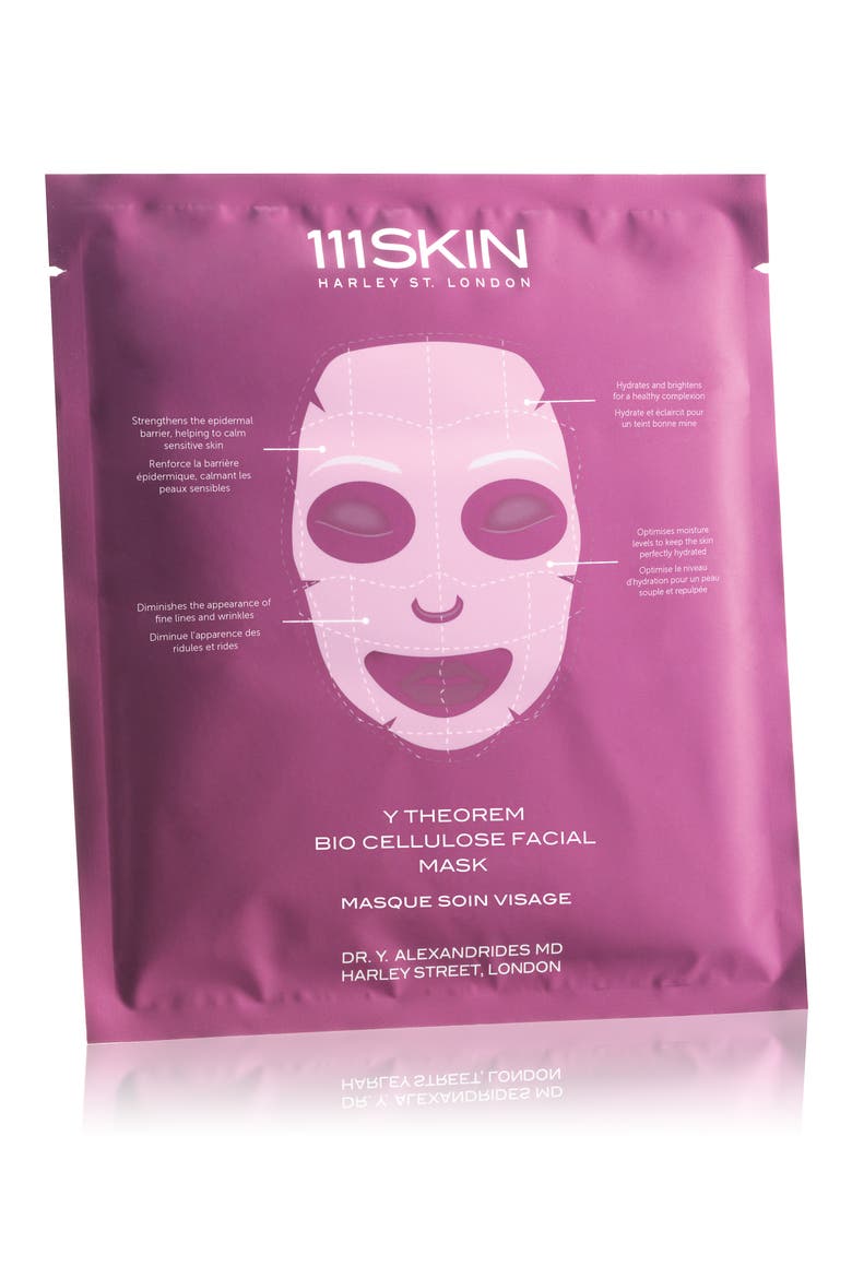 Y Theorem Bio Cellulose 5-Piece Facial Mask Set, Main, color, NO COLOR