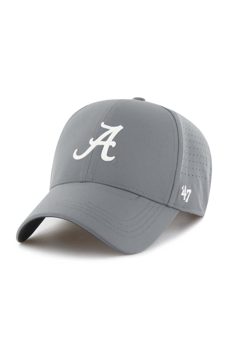 '47 Men's '47 Gray Alabama Crimson Tide Forward Vent MVP Adjustable Hat, Main, color, 