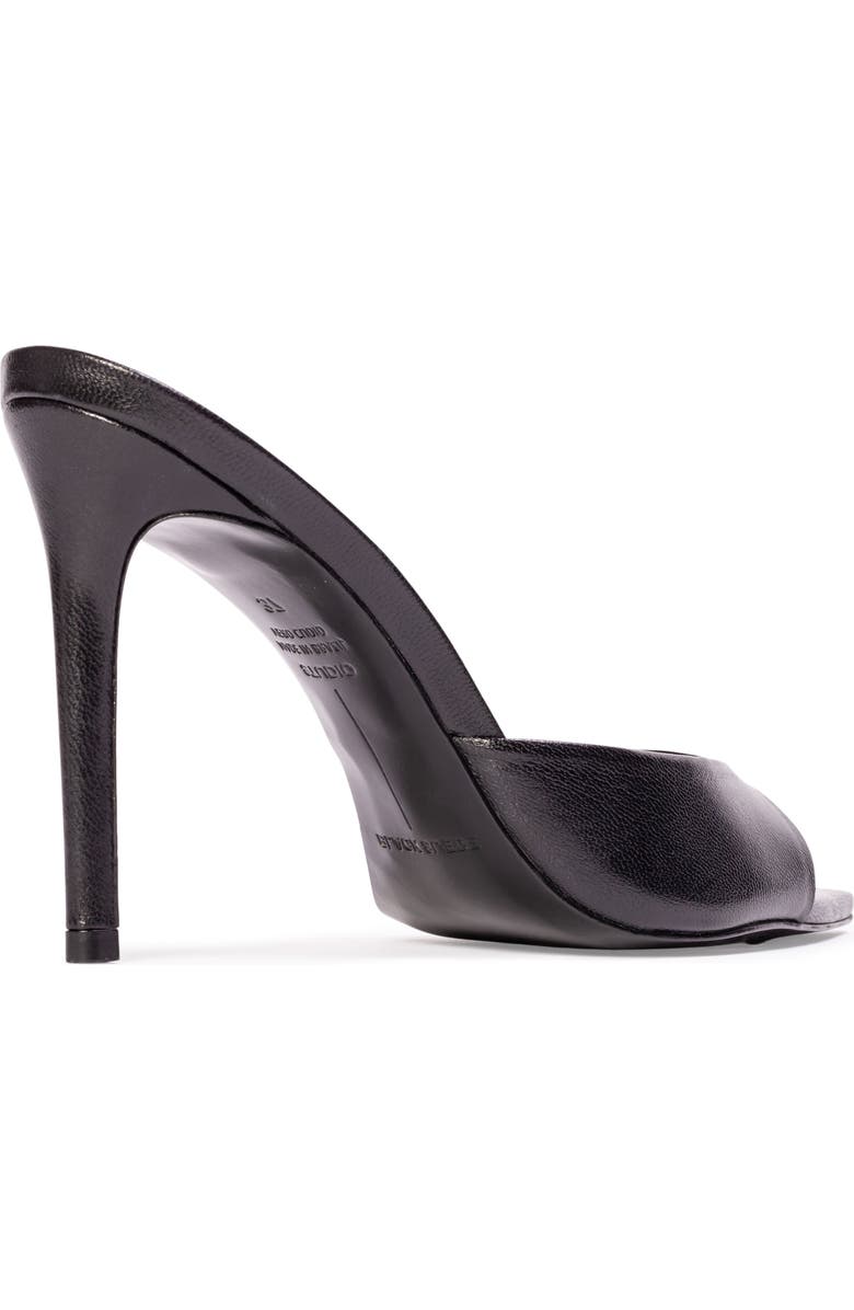 BLACK SUEDE STUDIO Brea Leather Mule, Alternate, color, Black Leather