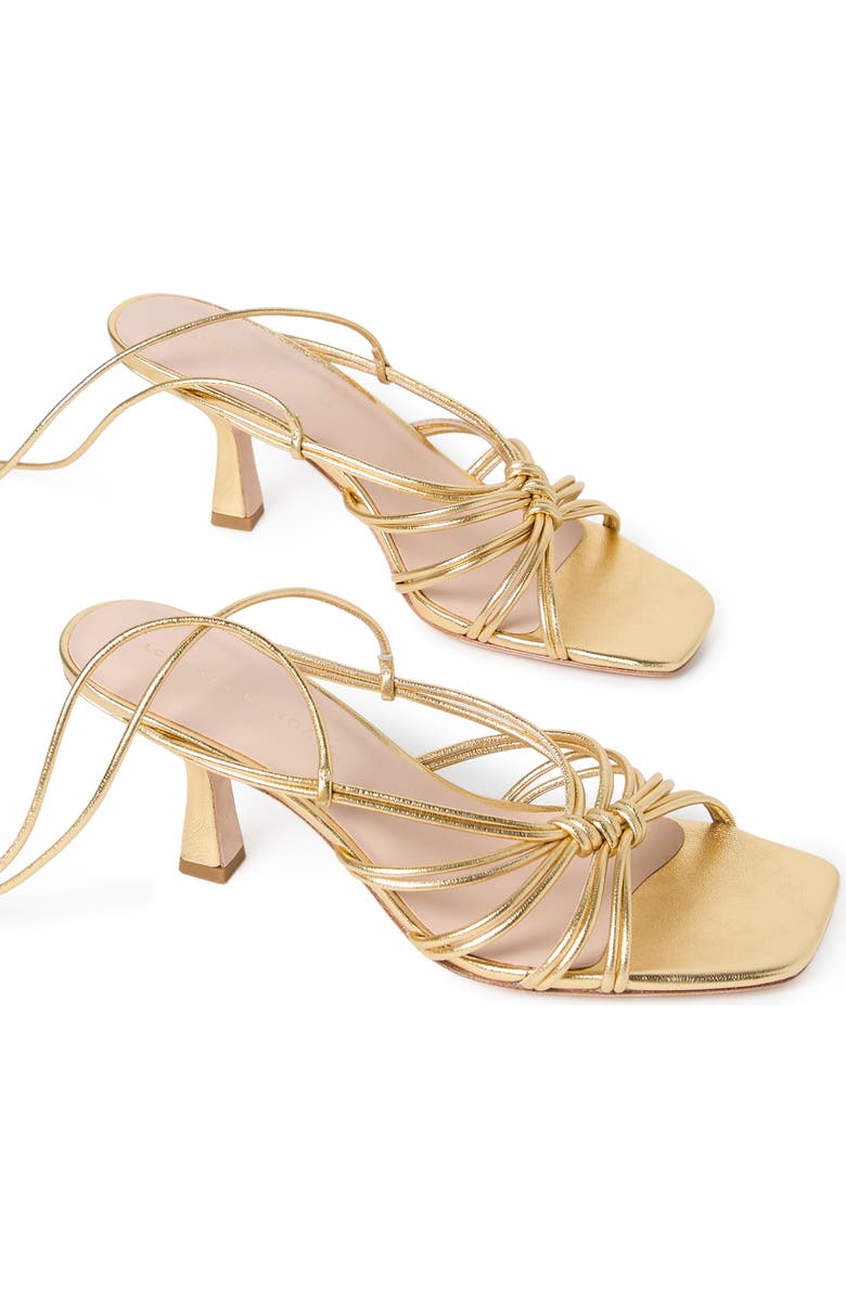 Loeffler Randall <p>Vivienne Lace Up Sandal (Women) </p>, Alternate, color, Gold