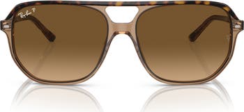 Bill One 57mm Gradient Polarized Irregular Sunglasses