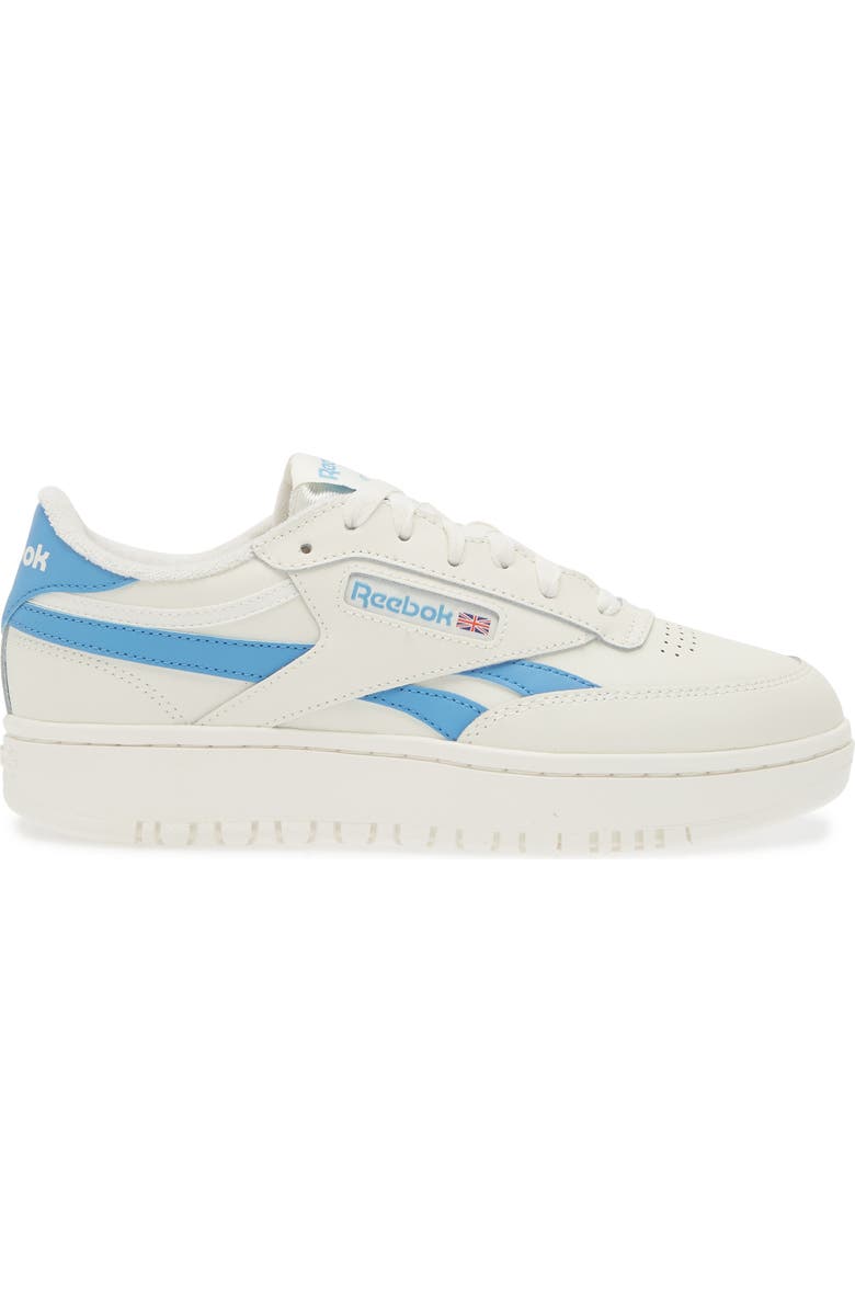 Reebok Club C Double Platform Sneaker, Alternate, color, Chalk Chalk Blue