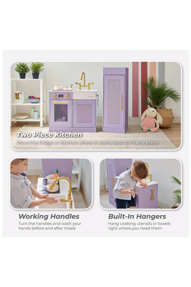 Little Chef Chester Play Kitchen & Accessories, Alternate, color, PURPLE