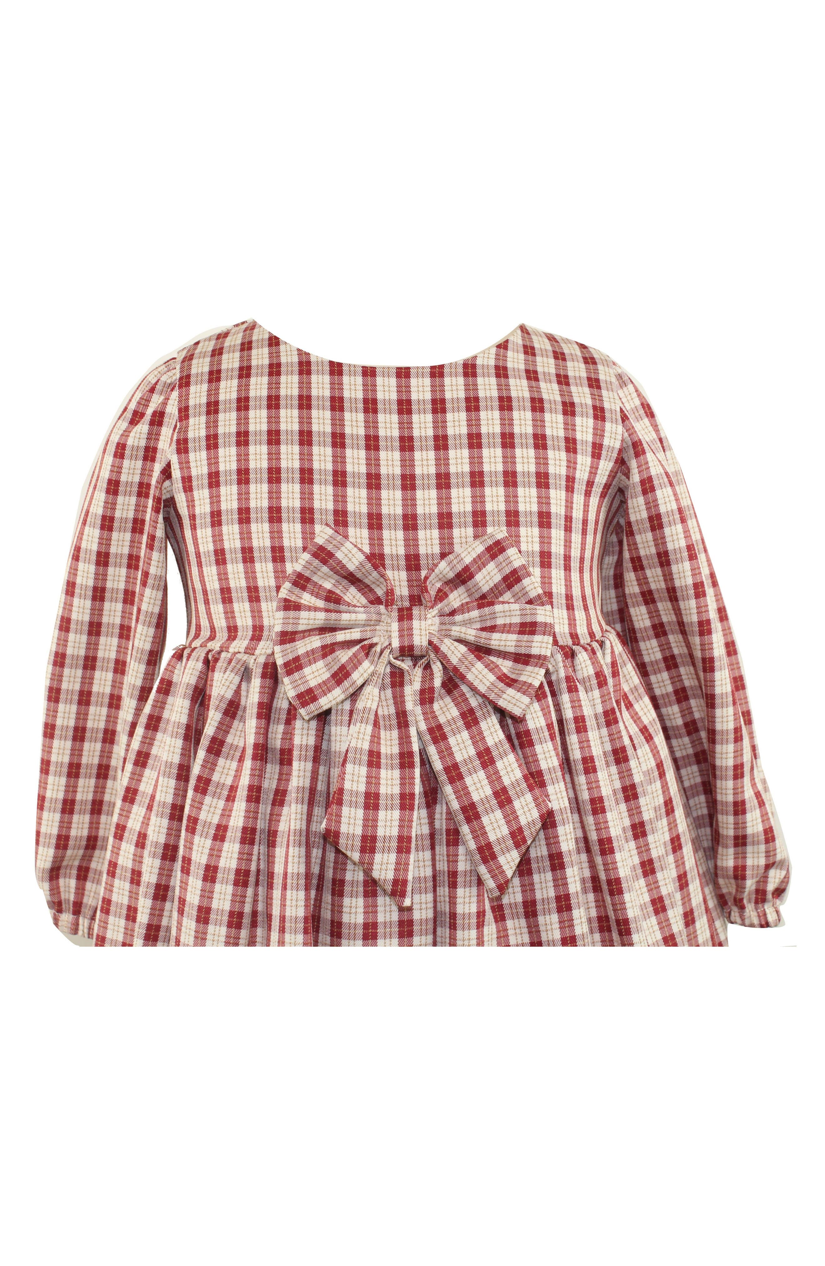 Popatu Kids' Long Sleeve Check Party Dress | Nordstrom